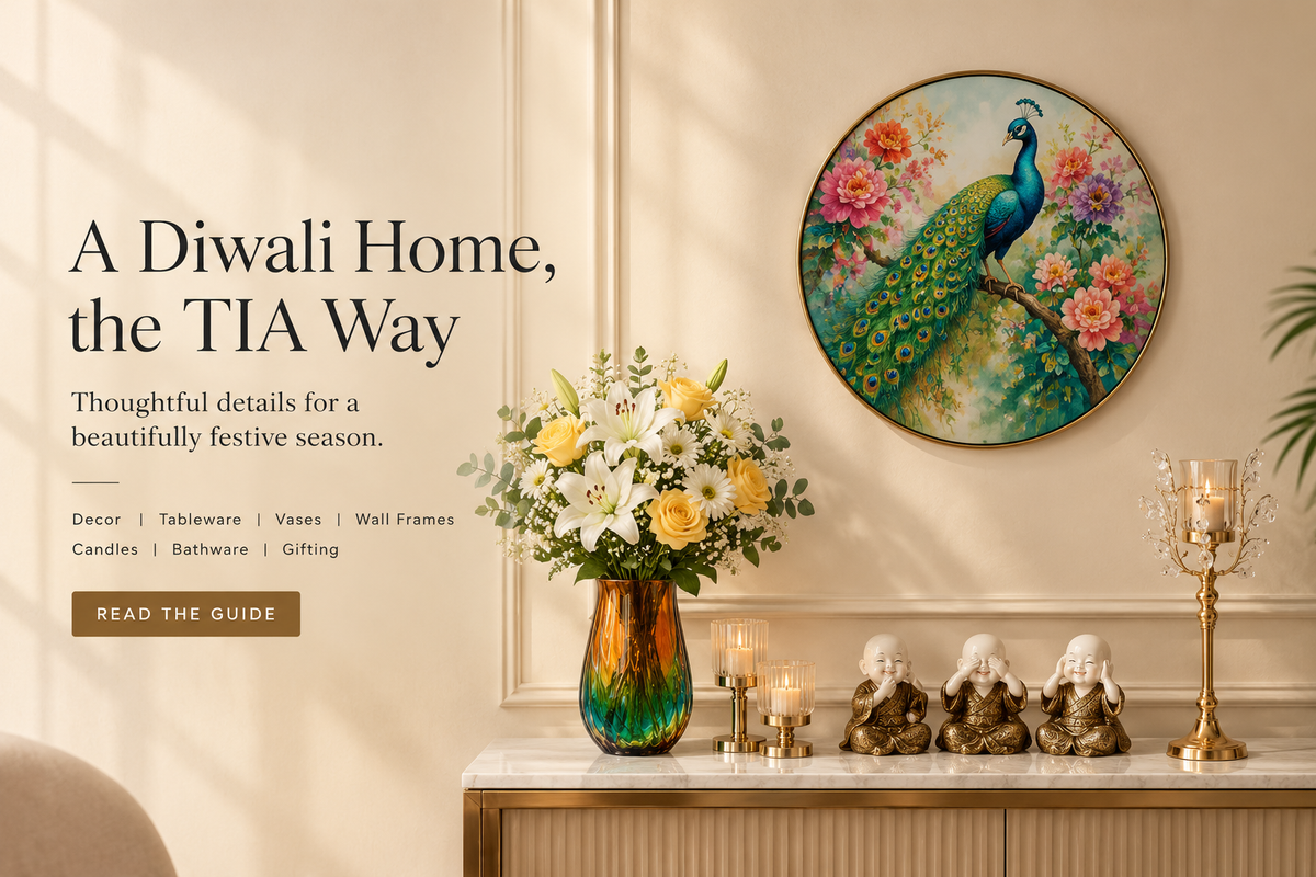 A Diwali Home, the TIA Way: Thoughtful Details for a Beautifully Festive Season
