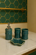 GreenZen Ceramic Bathroom Set – 4 Piece