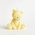 Sunbeam Bear Scented Candle – Butter Yellow Wax Sculpture