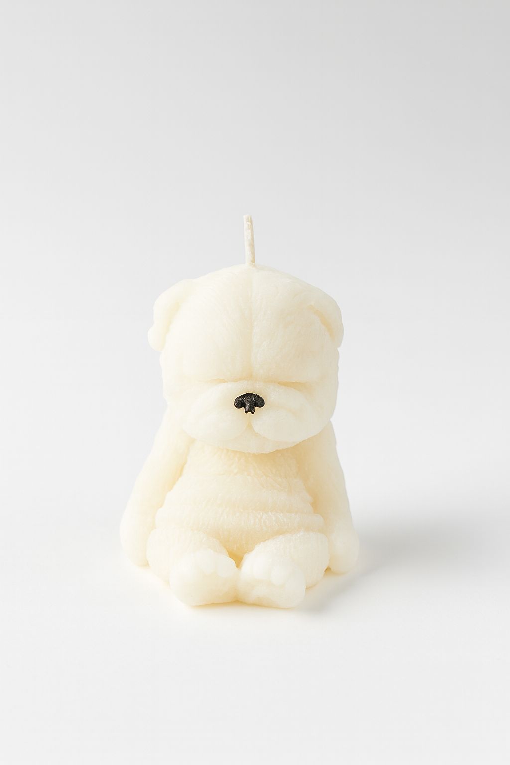 Puppy Glow Sculpted Candle – Ivory