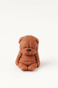 Puppy Glow Sculpted Candle – Mocha