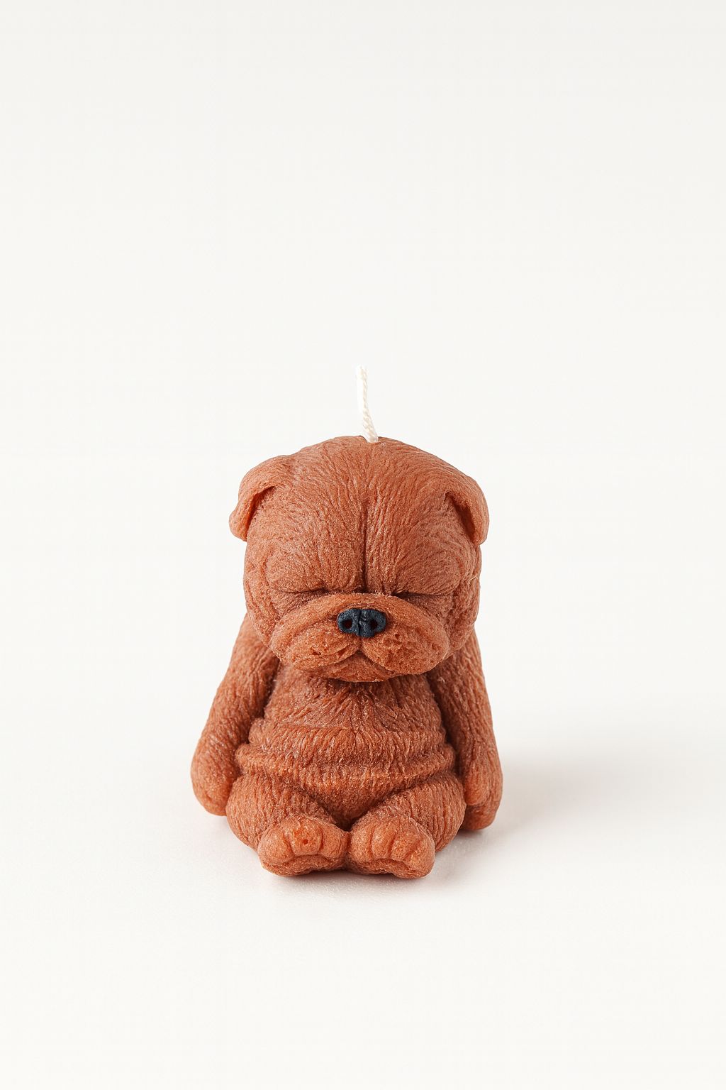 Puppy Glow Sculpted Candle – Mocha