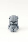 Puppy Glow Sculpted Candle – Slate Grey
