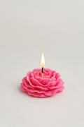 Blooming Rosette Candle – Pink