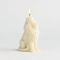 Regal Crowned Lion Candle – Ivory Luxe