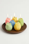 Pastel Tulip Blossom Candle Set – Assorted Shades