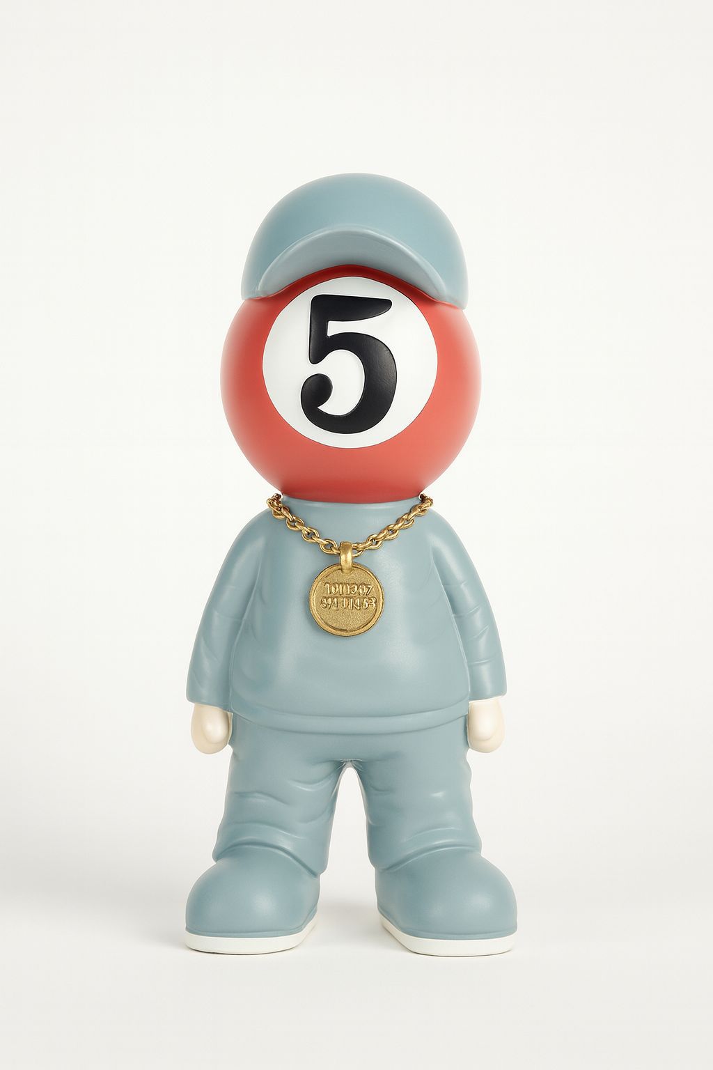 Cool Street-Style "Number 5" Ball Figure