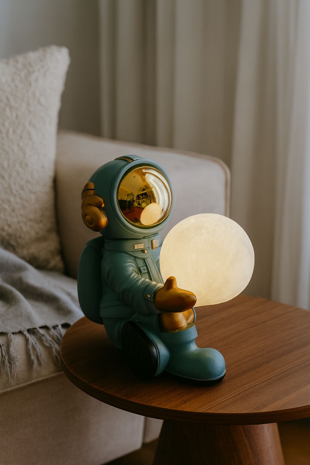 Astronaut Glow Lamp – Lunar Embrace
