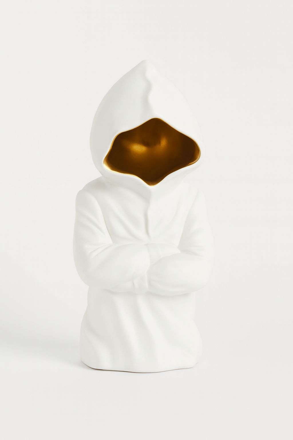 Sculpted Matte Figurine – Golden Hood