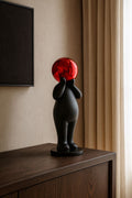 Sculpted Matte Figurine – Crimson Reflection