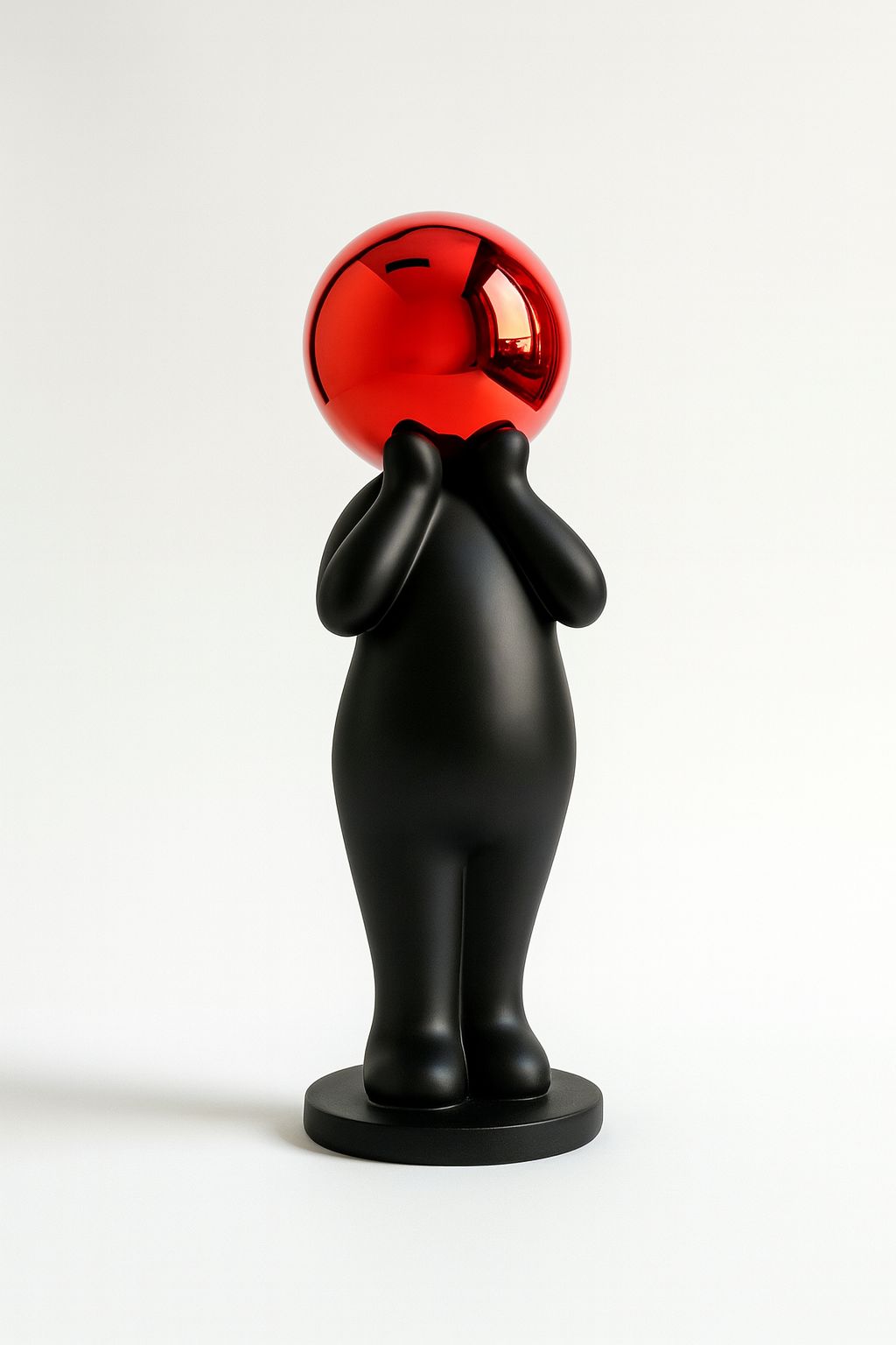 Sculpted Matte Figurine – Crimson Reflection