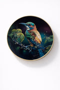 Iridescent Tropical Kingfisher Embellished Wall Art