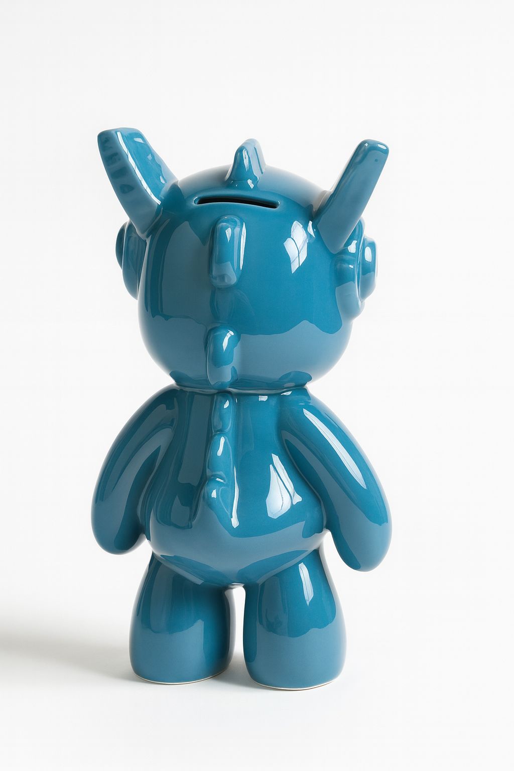 Gloss Sculpt Figurine - Teal Bot