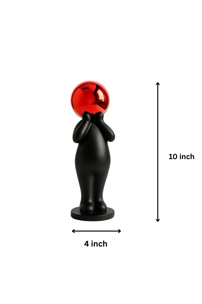 Sculpted Matte Figurine – Crimson Reflection