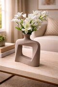 Abstract "Geometric Frame" Minimalist Sculptural Vase